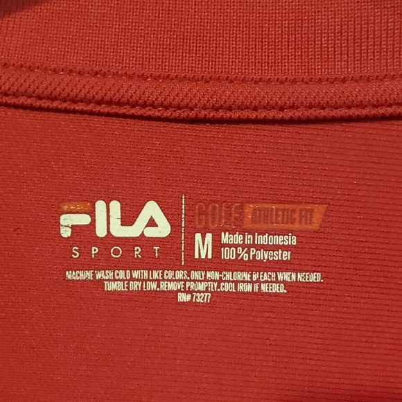10/$10 Fila Golf Polo Shirt Size Mediun - Picture 2 of 5